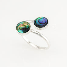 Ring 2 round disc w/inlay