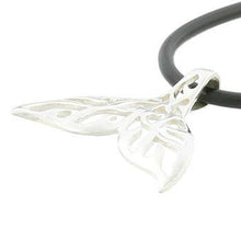 Stylized Whale Tail Pendant | So Silver