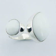 White Hydro Quartz 925 Silver Ring Elegant Quartz Jewelry | So Silver
