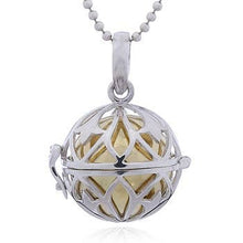 Filigree Harmony ball pendant in sterling silver | So Silver