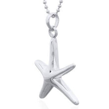 Smooth Sterling Silver Starfish Designer Pendant |  So Silver