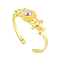 33 Toe Ring Gold Plated over Sterling Silver .925