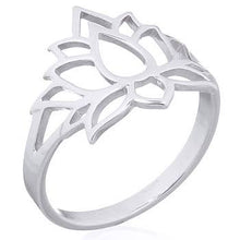Ring-Flowering Lotus Sterling Silver | So Silver