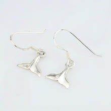 Whale Tail Earring in Sterling Silver