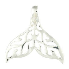 Stylized Whale Tail Pendant | So Silver