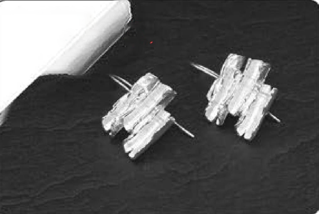 Sterling Silver Earring Hand Made .925