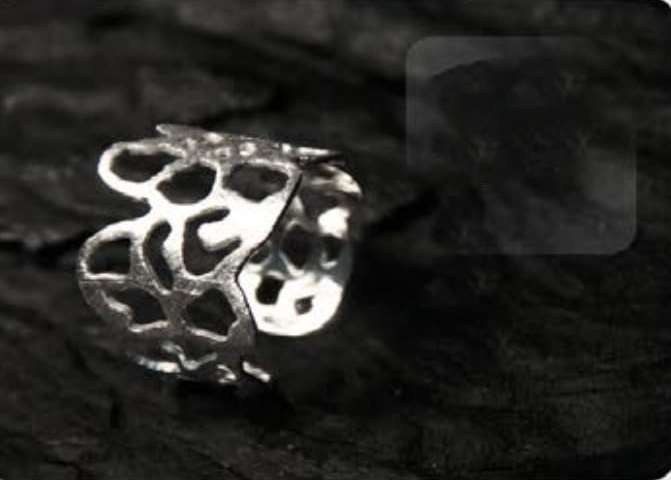 Cocktail Ring Sterling Silver Hand Made .925