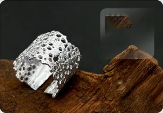 Ring Sterling Silver Hand Made .925