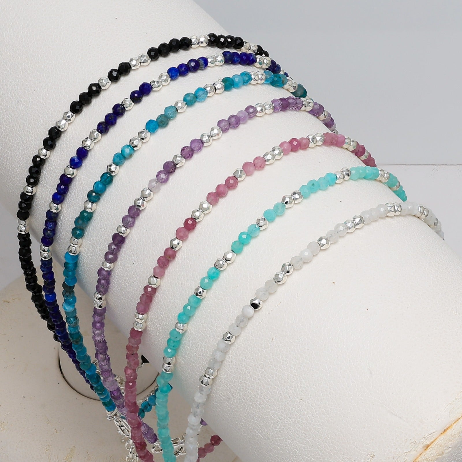 Anklet  Amethyst & Sterling Silver Findings