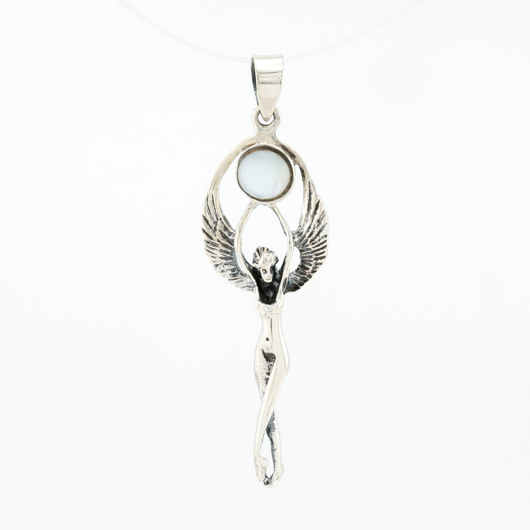 Winged Angel Pendant in Sterling silver .925