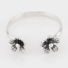 Pair of Hibiscus Sterling Silver Toe Ring