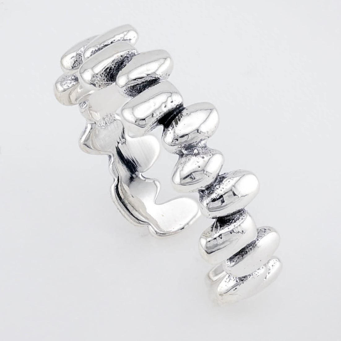 This way and that Sterling Silver Toe Ring