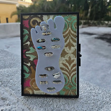 20 Premium Silver Toe Rings with Display