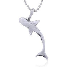 Tiger Shark Pendant High Polish .925 Sterling Silver | So Silver