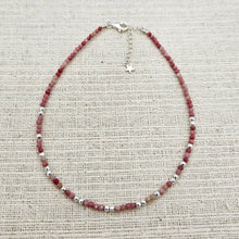 Faceted Gemstone & Sterling Bead Anklet – Multiple Stones