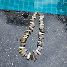 Hand Made Necklace Botswana Agate with Baroque Pearls | So Silver