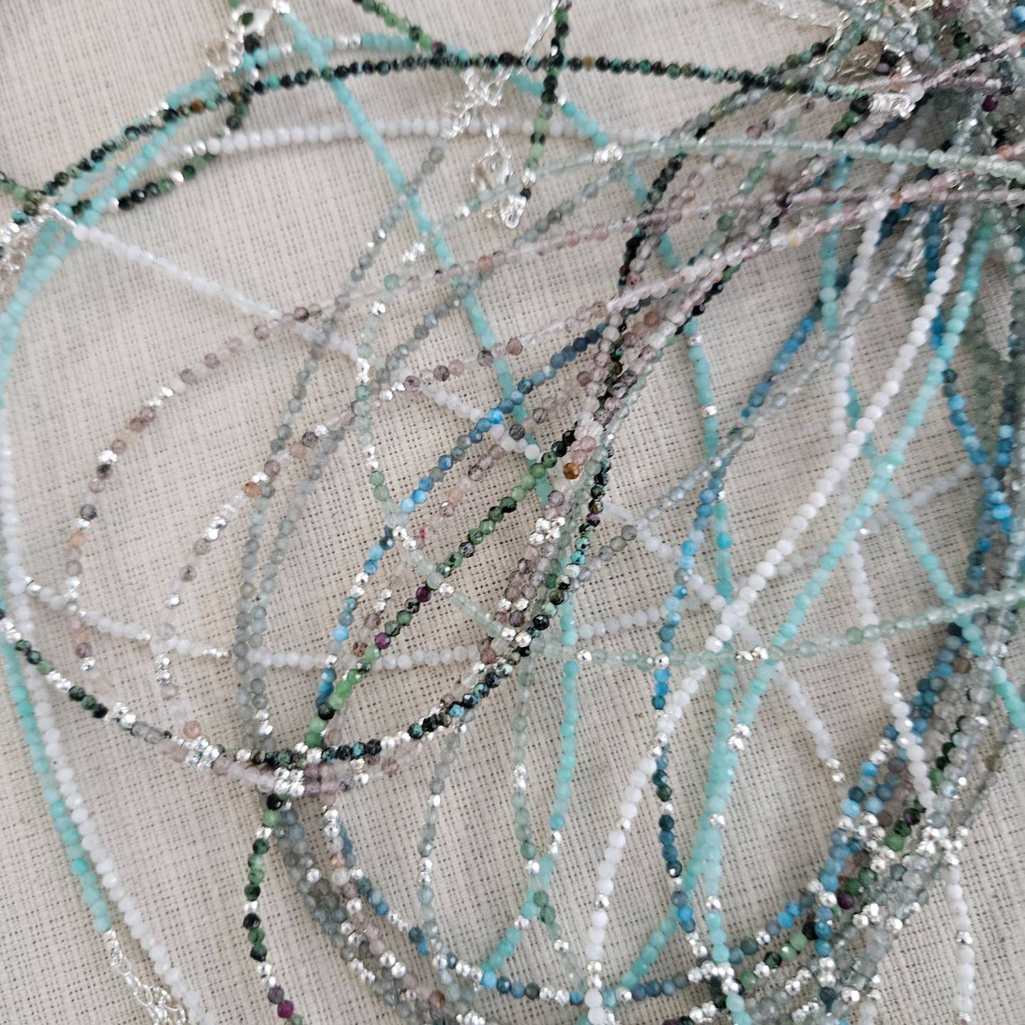 Necklace- Amazonite & Sterling Silver Beads and Findings | So Silver