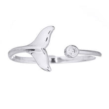 Ring- Mermaid tail w/ CZ Sterling Silver | So Silver