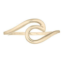Wave Ring 18kg Gold Flash Plated | So Silver